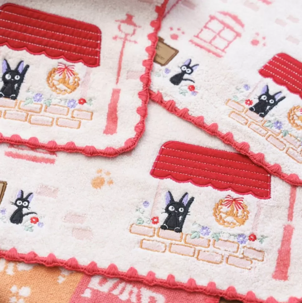 Maison Ghibli Mini Towel Jiji Shop Window 25X25 Cm - Kiki'S Delivery Service- Household Linen