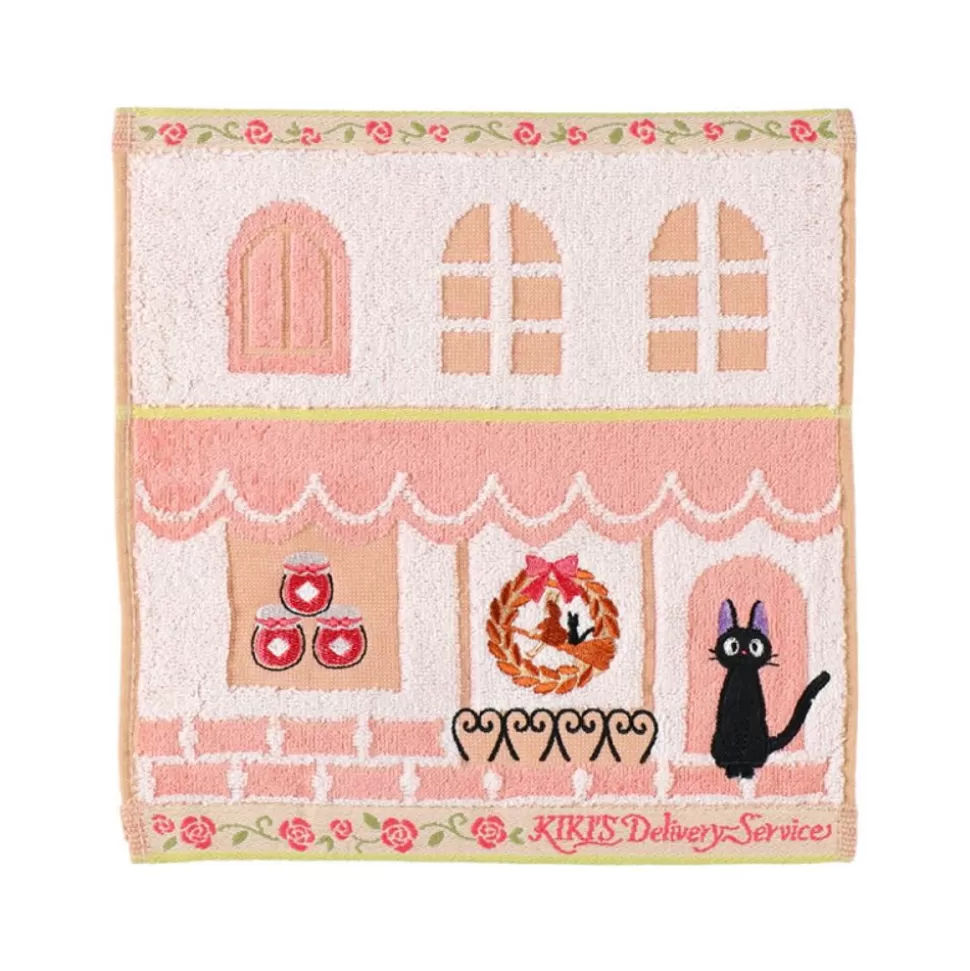 Maison Ghibli Mini Towel Jiji Street Corner 25X25 Cm - Kiki'S Delivery Service- Household Linen