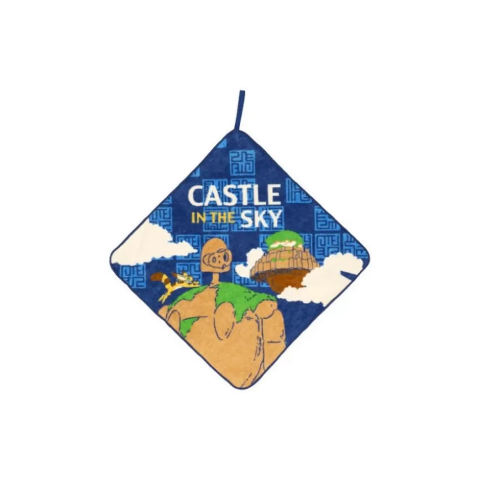 Maison Ghibli Mini Towel Robot & Castle - Castle In The Sky- Household Linen