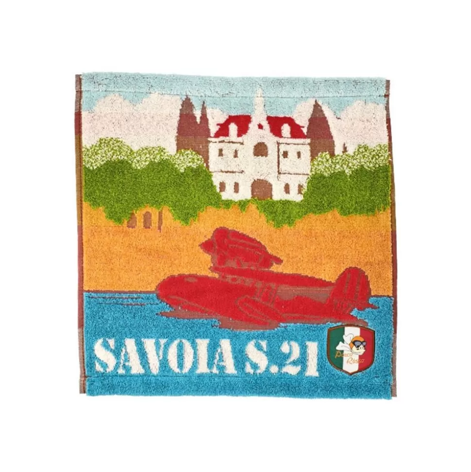 Maison Ghibli Mini Towel Savoia S.21 34X36 Cm - Porco Rosso- Household Linen