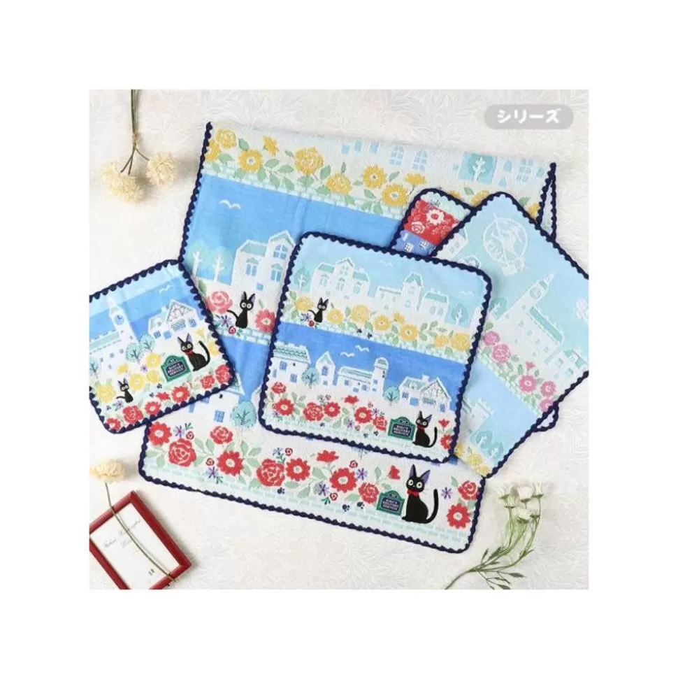 Maison Ghibli Mini Towel Streets Of Paris 25X25 Cm - Kiki'S Delivery Service- Household Linen