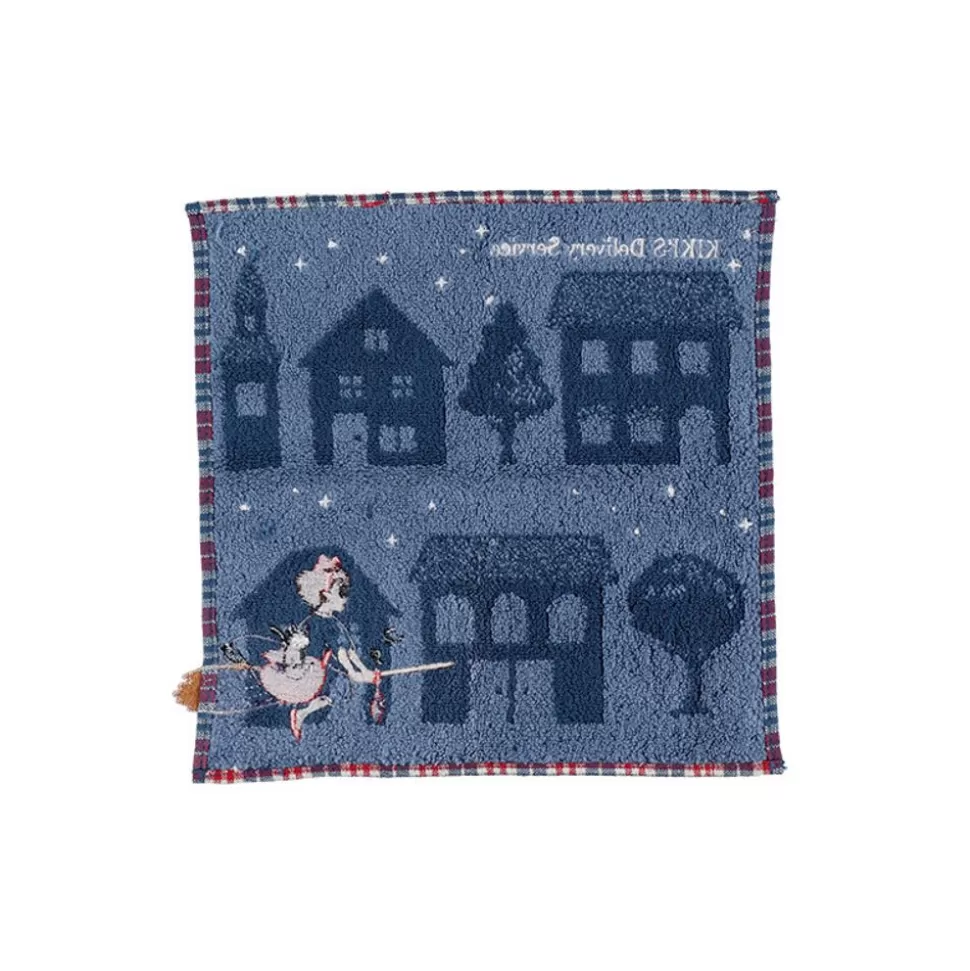 Maison Ghibli Mini Towel The Night Of Departure 25X25 Cm - Kiki'S Delivery Service- Household Linen