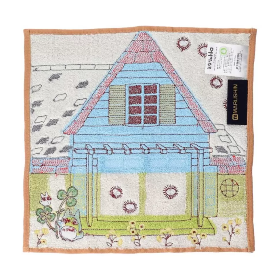 Maison Ghibli Mini Towel Totoro & Kusakabe House 25X25 Cm - My Neighbor Totoro- Household Linen