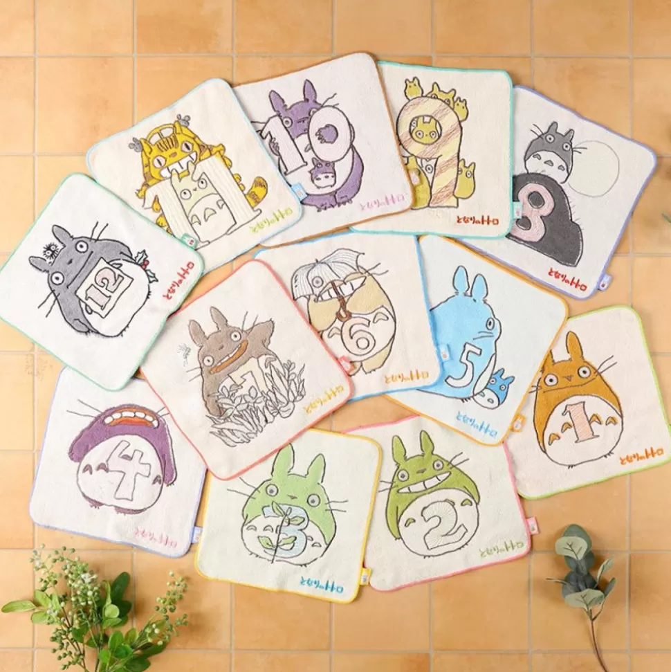 Maison Ghibli Mini Towel Totoro Birthday 12 25X25 Cm - My Neighbor Totoro- Household Linen