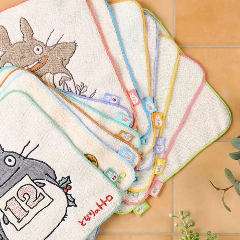 Maison Ghibli Mini Towel Totoro Birthday 10 25X25 Cm - My Neighbor Totoro- Household Linen