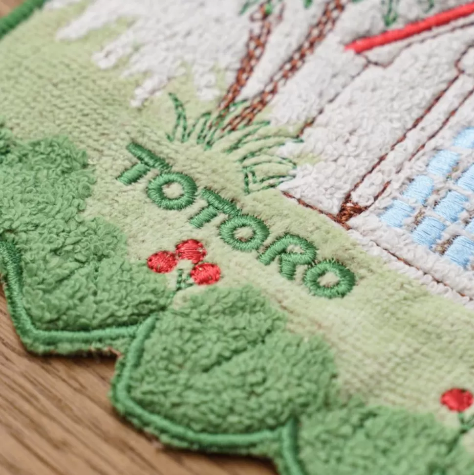 Maison Ghibli Mini Towel Totoro In The Sky 25X25 Cm - My Neighbor Totoro- Household Linen