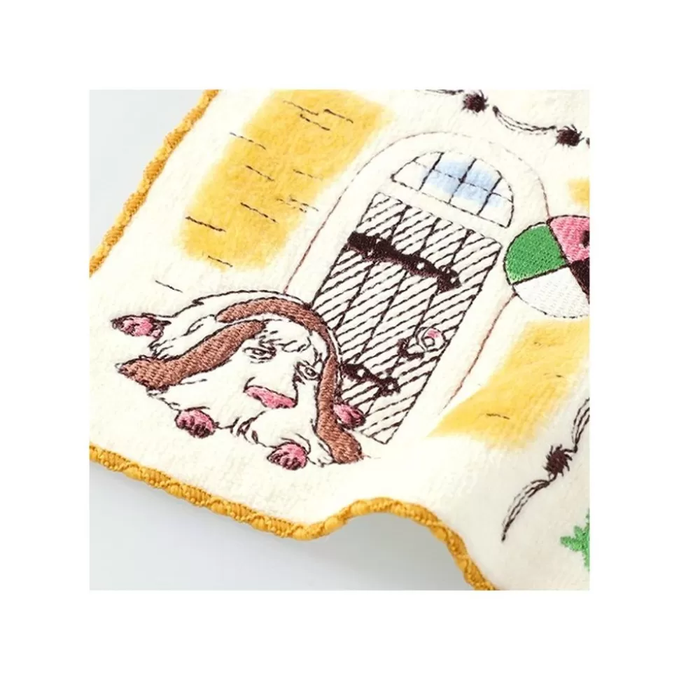 Maison Ghibli Mini Towel Townfolks Of Castle 25X25 Cm - Howl'S Moving Castle- Household Linen