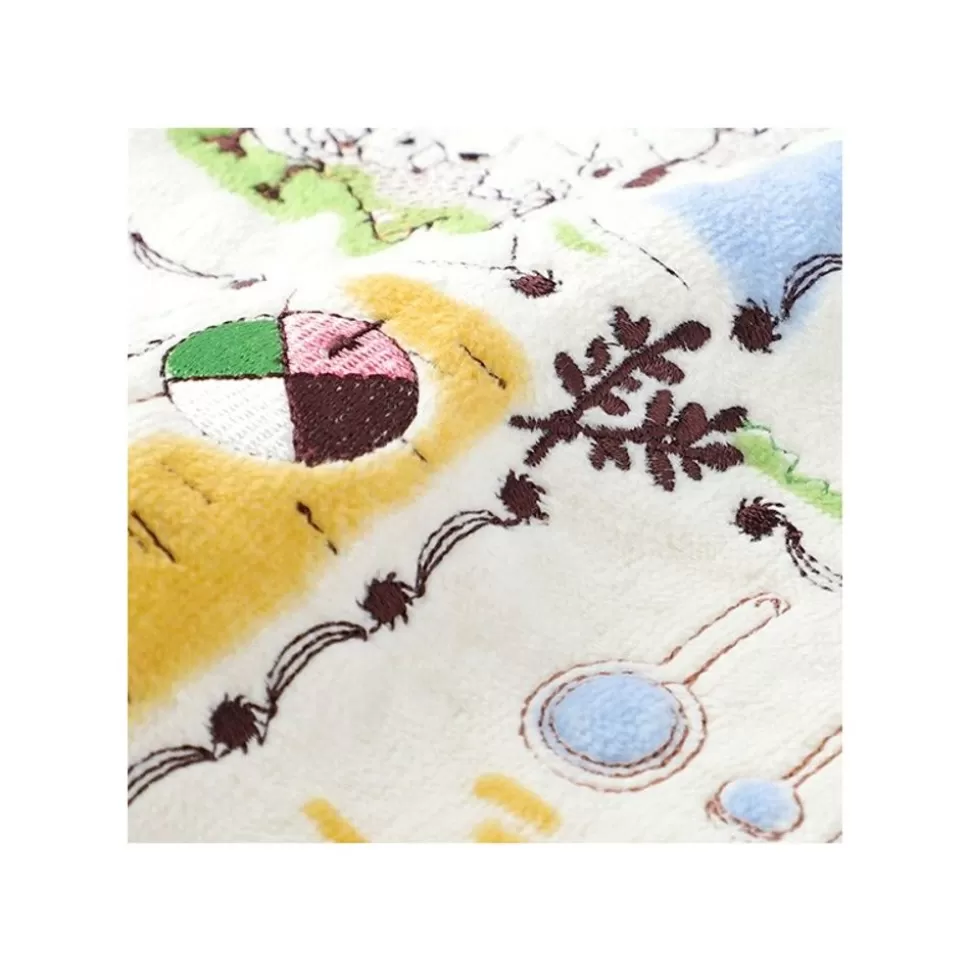 Maison Ghibli Mini Towel Townfolks Of Castle 25X25 Cm - Howl'S Moving Castle- Household Linen