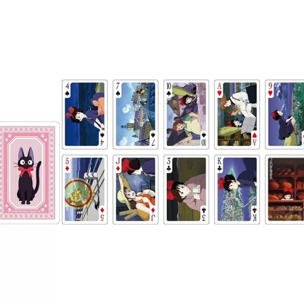 Maison Ghibli Movie Scenes Playing Cards - Kiki'S Delivery Service- Playing Cards