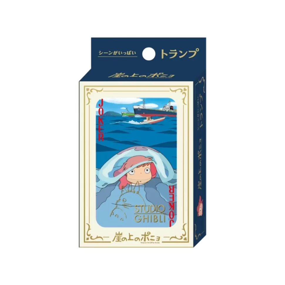 Maison Ghibli Movie Scenes Playing Cards - Ponyo On The Cliff- Playing Cards