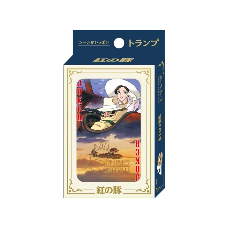 Maison Ghibli Movie Scenes Playing Cards - Porco Rosso- Playing Cards