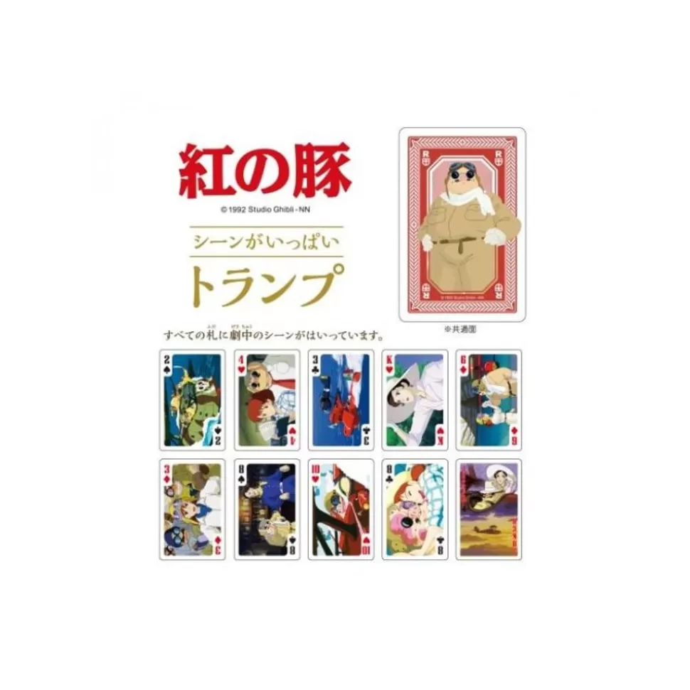 Maison Ghibli Movie Scenes Playing Cards - Porco Rosso- Playing Cards