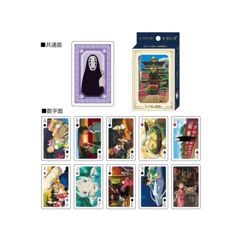 Maison Ghibli Movie Scenes Playing Cards - Spirited Away- Playing Cards