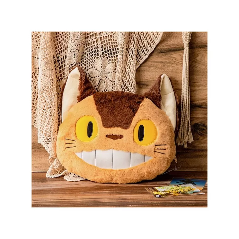 Maison Ghibli Nakayoshi Cushion Catbus - My Neighbor Totoro- Pillow