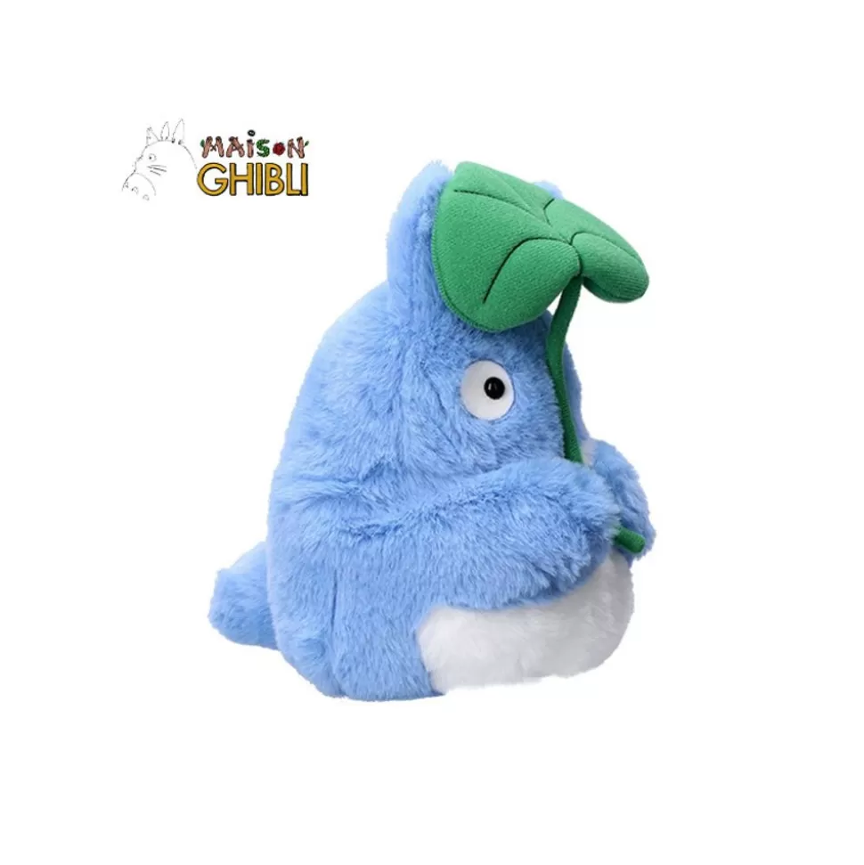 Maison Ghibli Nakayoshi Plush Medium Totoro With Leaf - My Neighbor Totoro- Nakayoshi Plush