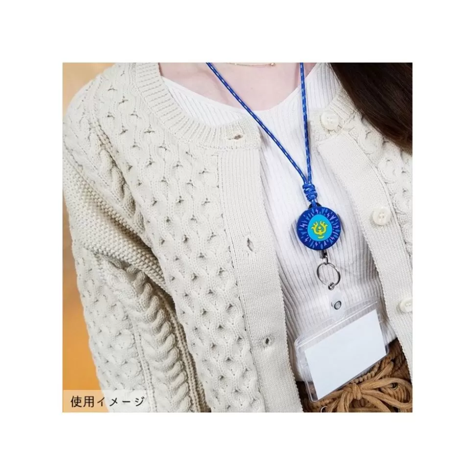 Maison Ghibli Neck Strap With Reel Castle In The Sky, Volucite Crystal- Castle In T- Straps