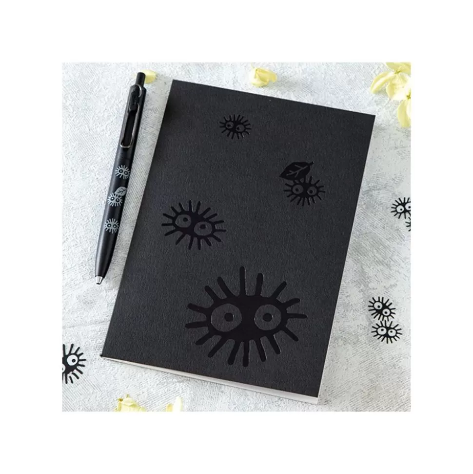 Maison Ghibli Notebook B6 Soot Sprites - My Neighbor Totoro- Notebooks And Notepads