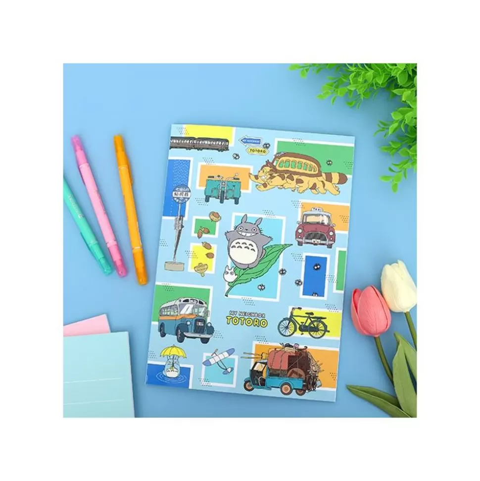 Maison Ghibli Notebook Vehicles 18,2 25,7 Cm - My Neighbor Totoro- Notebooks And Notepads