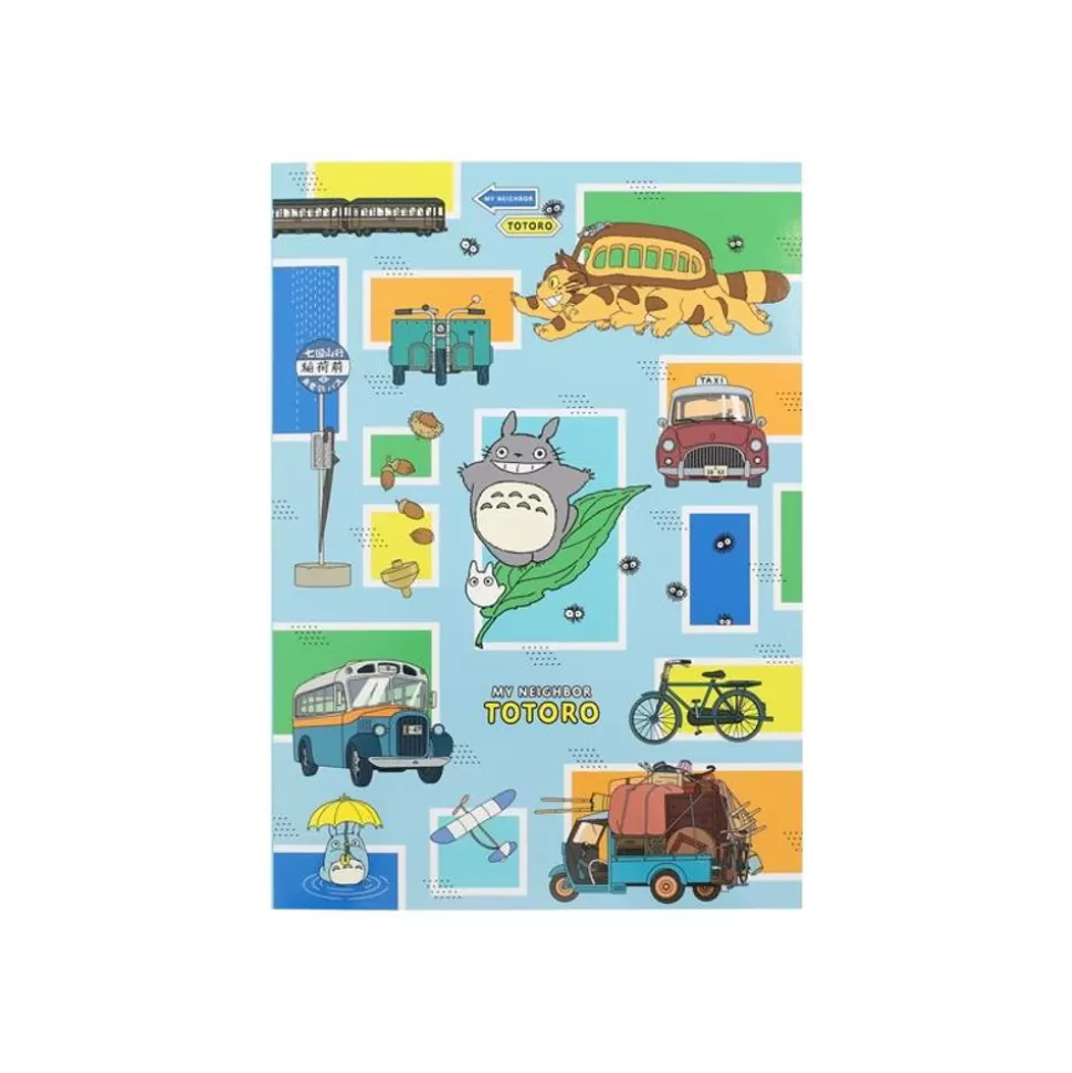 Maison Ghibli Notebook Vehicles 18,2 25,7 Cm - My Neighbor Totoro- Notebooks And Notepads