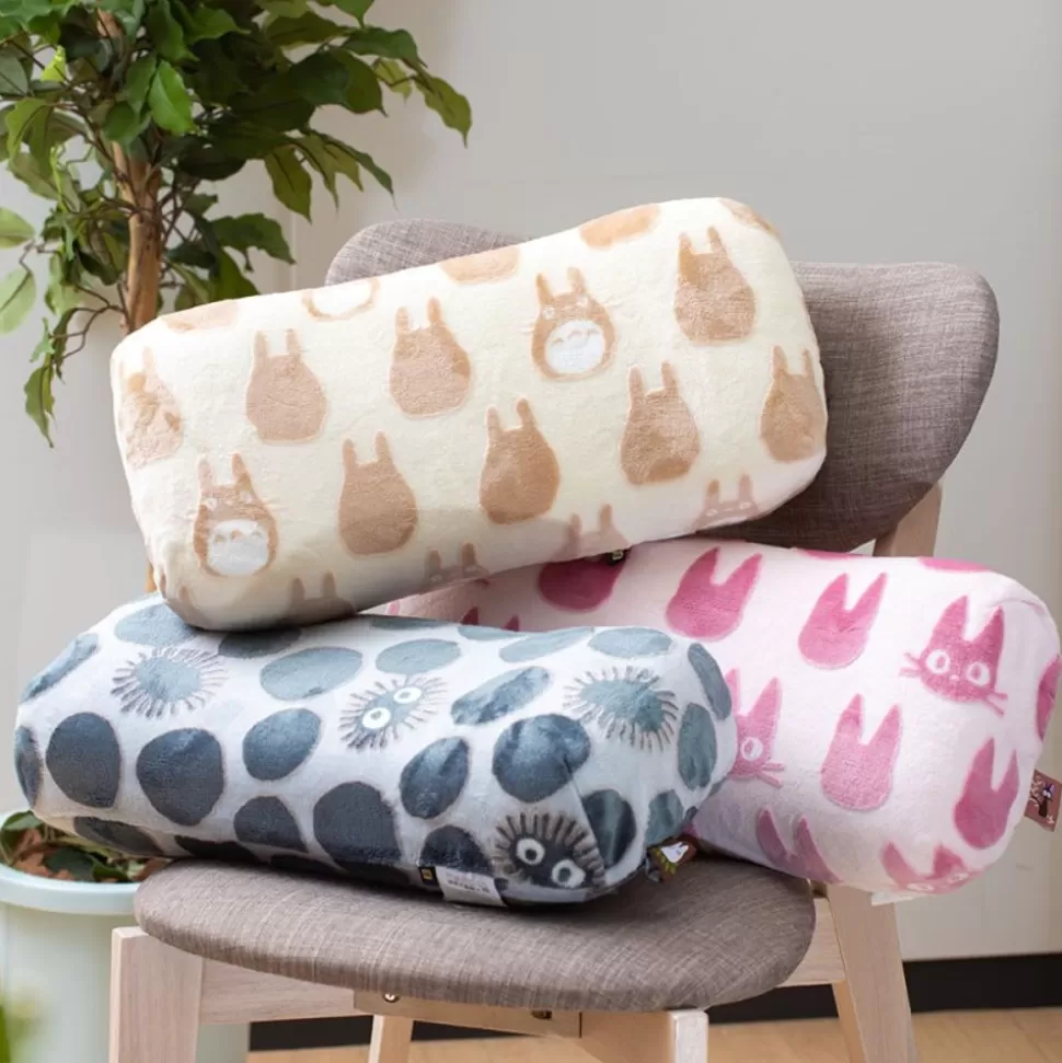 Maison Ghibli Opalised Block Cushion Soot Sprite Silhouette - My Neighbor Totoro- Furniture