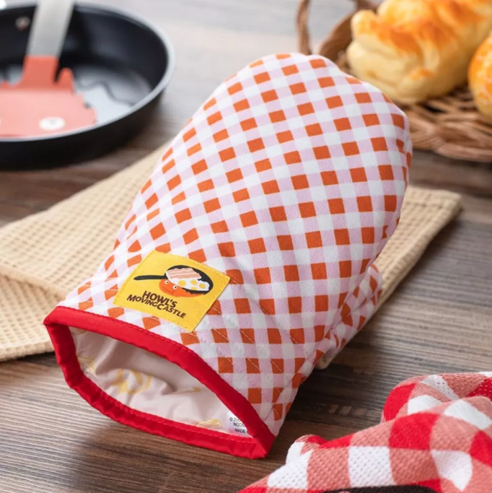 Maison Ghibli Oven Mitts Calcifer - Howl'S Moving Castle- Kitchenware