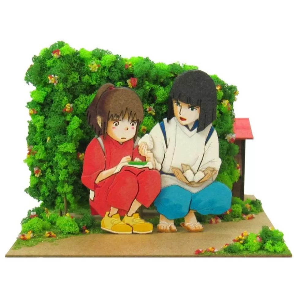 Maison Ghibli Paper Craft Chihiro & Haku - Spirited Away- Arts And Crafts