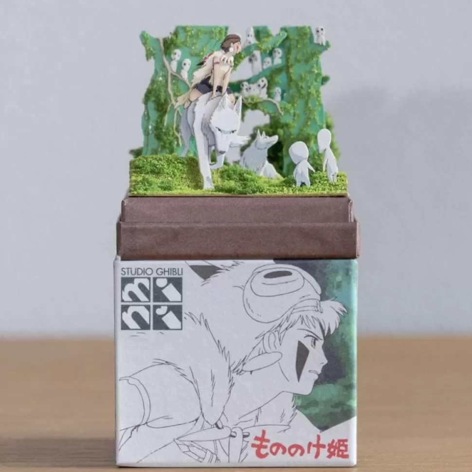 Maison Ghibli Paper Craft San, Moro And Kodama -Princess Mononoke- Arts And Crafts