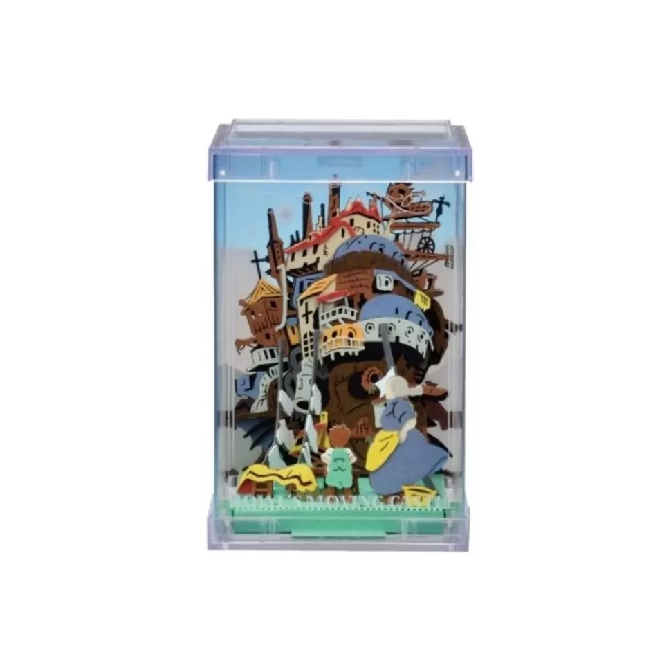 Maison Ghibli Paper Theater Cube Laundry Day - Howl'S Moving Castle- Arts And Crafts