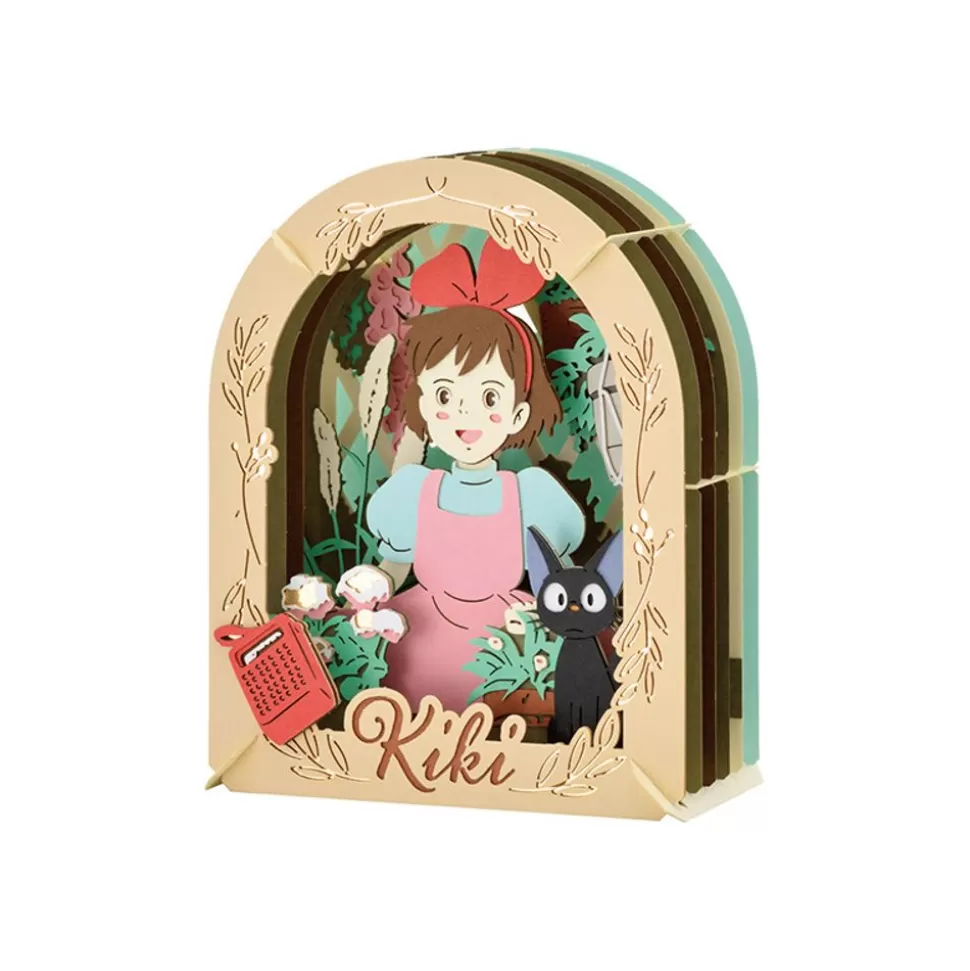 Maison Ghibli Paper Theater Flower Garden - Kiki'S Delivery Service- Arts And Crafts