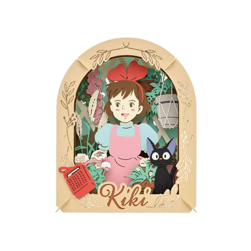 Maison Ghibli Paper Theater Flower Garden - Kiki'S Delivery Service- Arts And Crafts