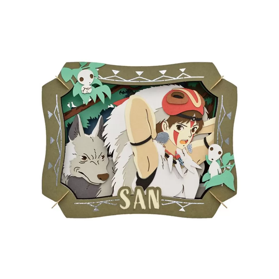 Maison Ghibli Paper Theater San - Princess Mononoke- Arts And Crafts