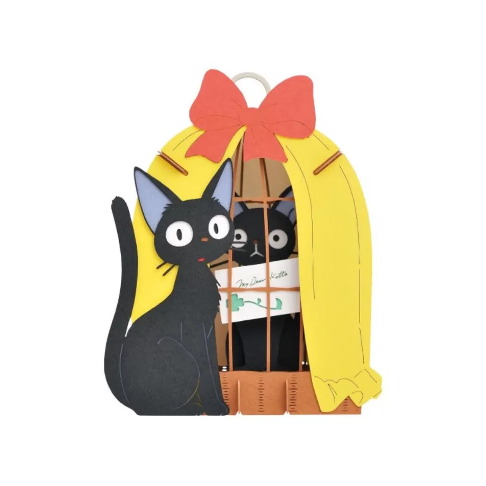 Maison Ghibli Paper Theatre Jiji "I Am Here" - Kiki'S Delivery Service- Arts And Crafts