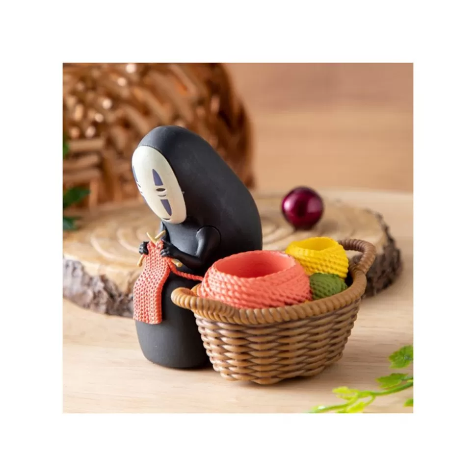 Maison Ghibli Pencil Holder Figurine No Face Knitting - Spirited Away- Jewellery Boxes