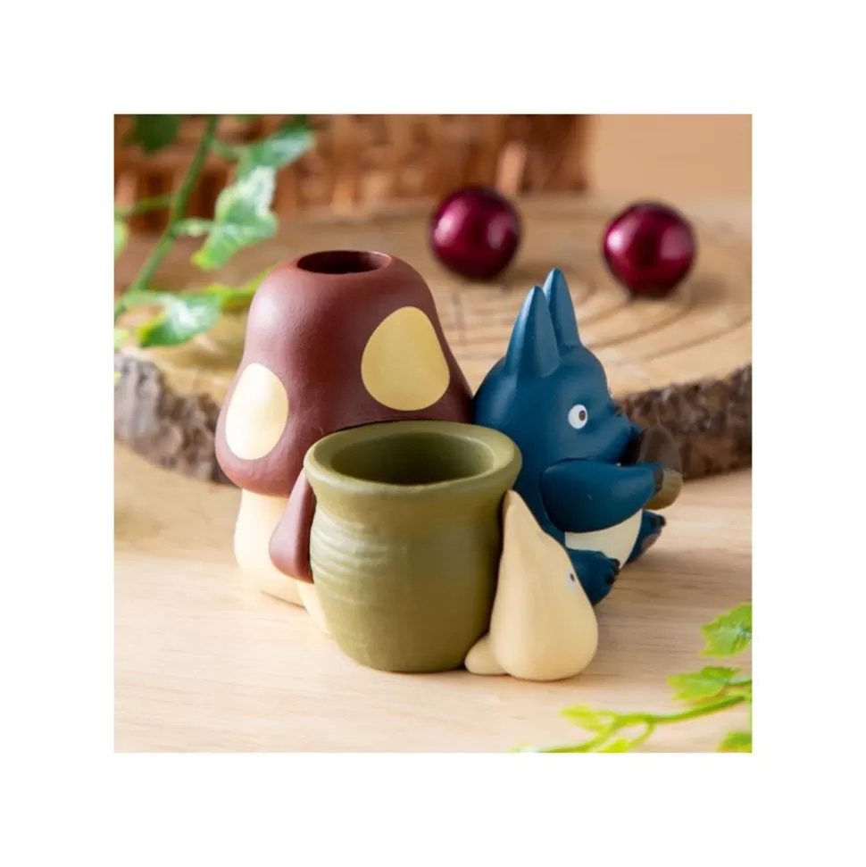 Maison Ghibli Pencil Holder Figurines Middle & Little Totoro - My Neighbor Totoro- Jewellery Boxes