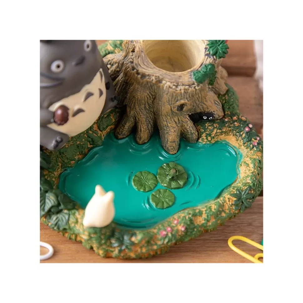 Maison Ghibli Pencil Holder Figurines Totoro By The Pond - My Neighbor Totoro- Jewellery Boxes