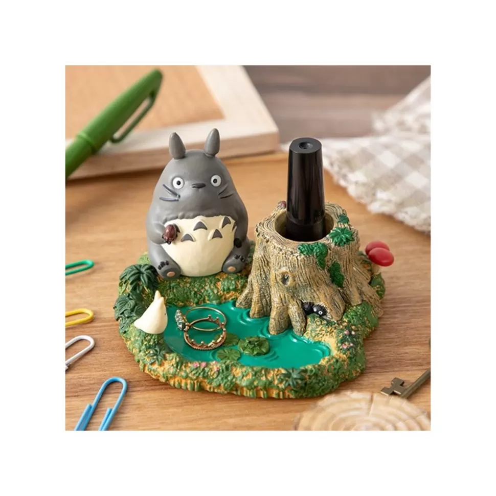 Maison Ghibli Pencil Holder Figurines Totoro By The Pond - My Neighbor Totoro- Jewellery Boxes
