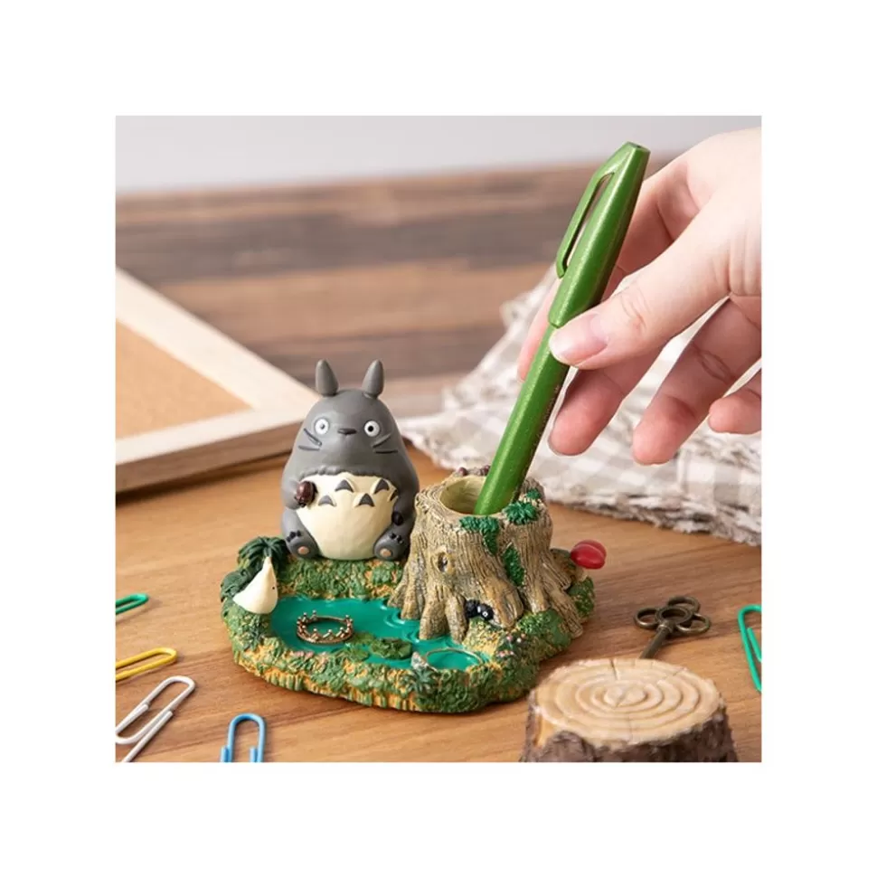 Maison Ghibli Pencil Holder Figurines Totoro By The Pond - My Neighbor Totoro- Jewellery Boxes