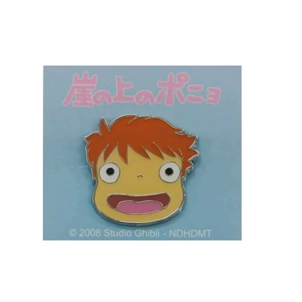 Maison Ghibli Pins Ponyo Close-Up Image - Ponyo On The Cliff- Pins