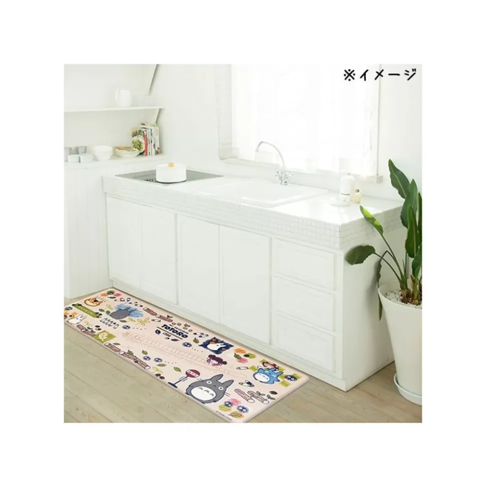 Maison Ghibli Plastic Long Play Mat Totoro, Drawing 45X120Cm(Beige)- My Neighbor To- Carpet