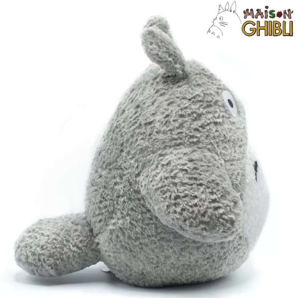 Maison Ghibli Plush Totoro Grey Fluffy Big - My Neighbor Totoro- Fluffy Plush