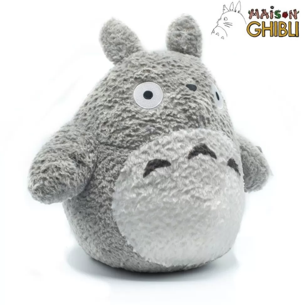 Maison Ghibli Plush Totoro Grey Fluffy Big - My Neighbor Totoro- Fluffy Plush