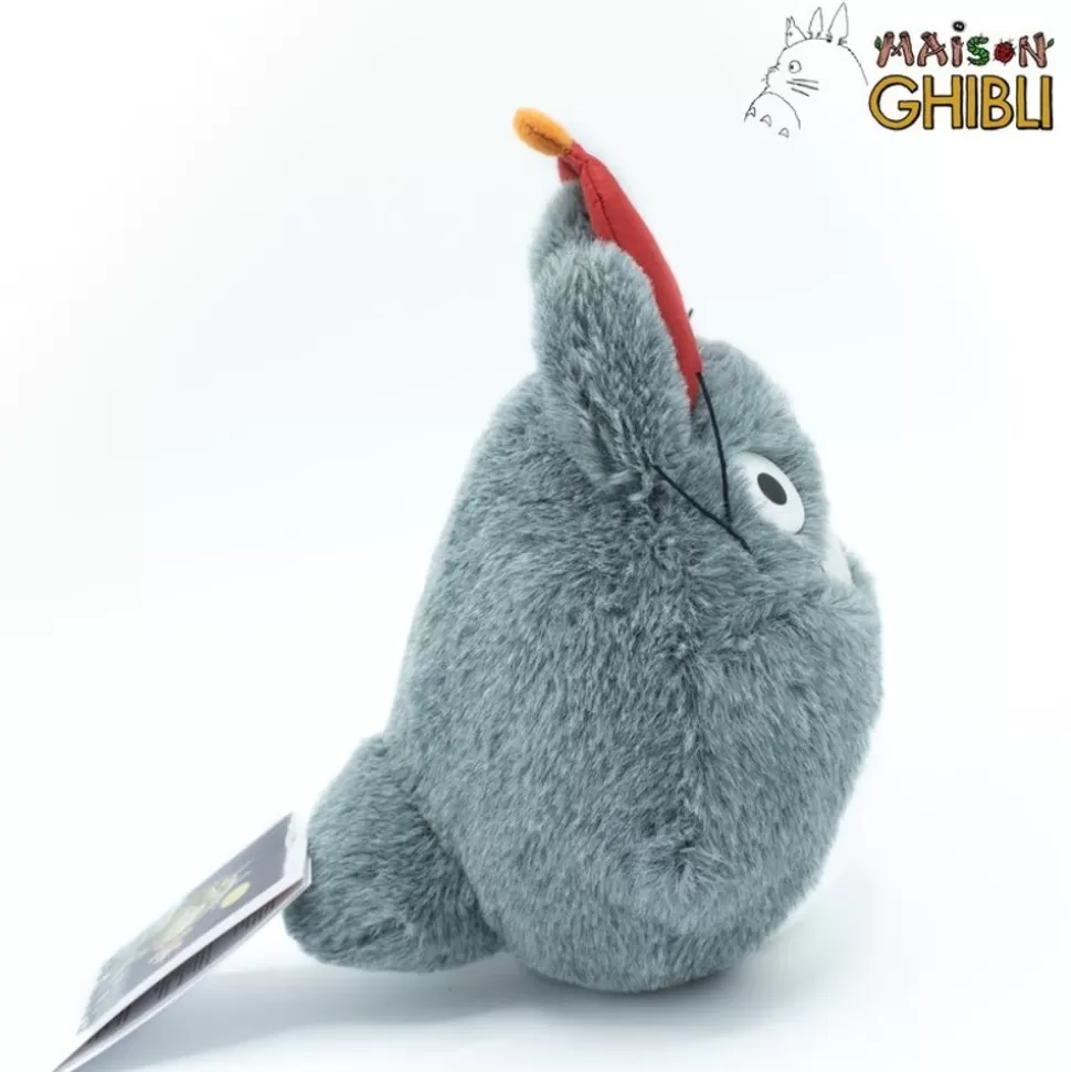 Maison Ghibli Plush Totoro With Red Umbrella - My Neighbor Totoro- Classic Plush