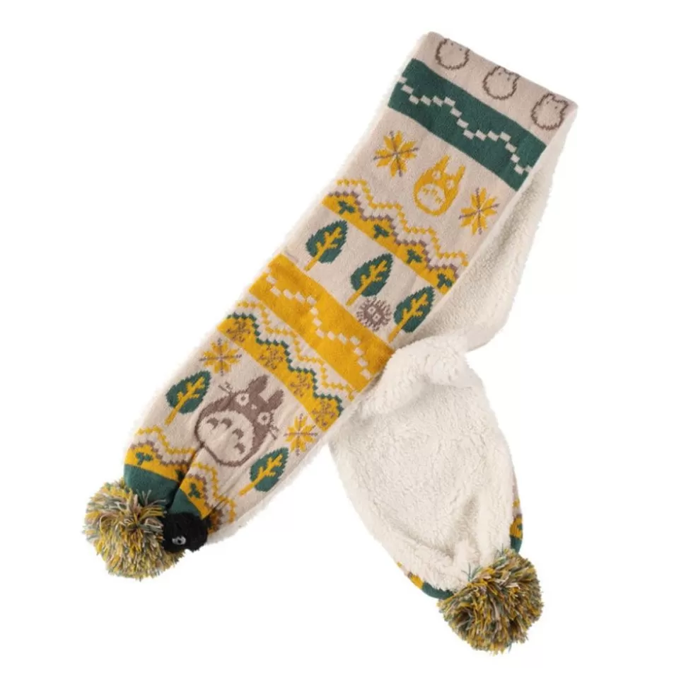 Maison Ghibli Pom Pom Scarf Totoro & Soot Sprites - My Neighbor Totoro- Outfits