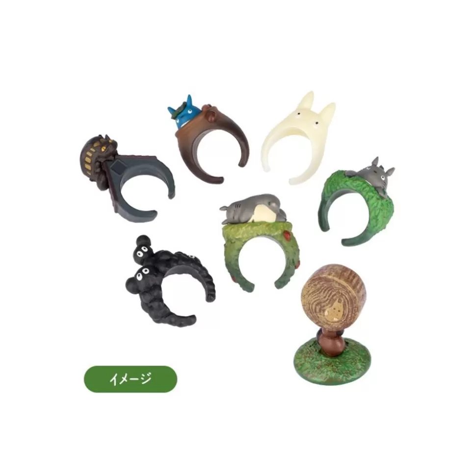 Maison Ghibli Pose Collection Totoro Assortment Of 6 Rings - My Neighbor Totoro- Figurines