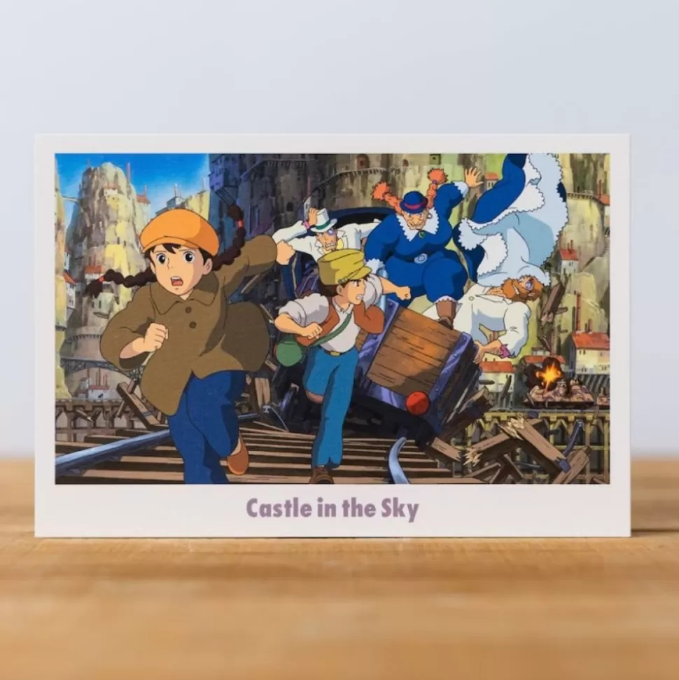 Maison Ghibli Postcard - Castle In The Sky- Postcards And Letter Papers