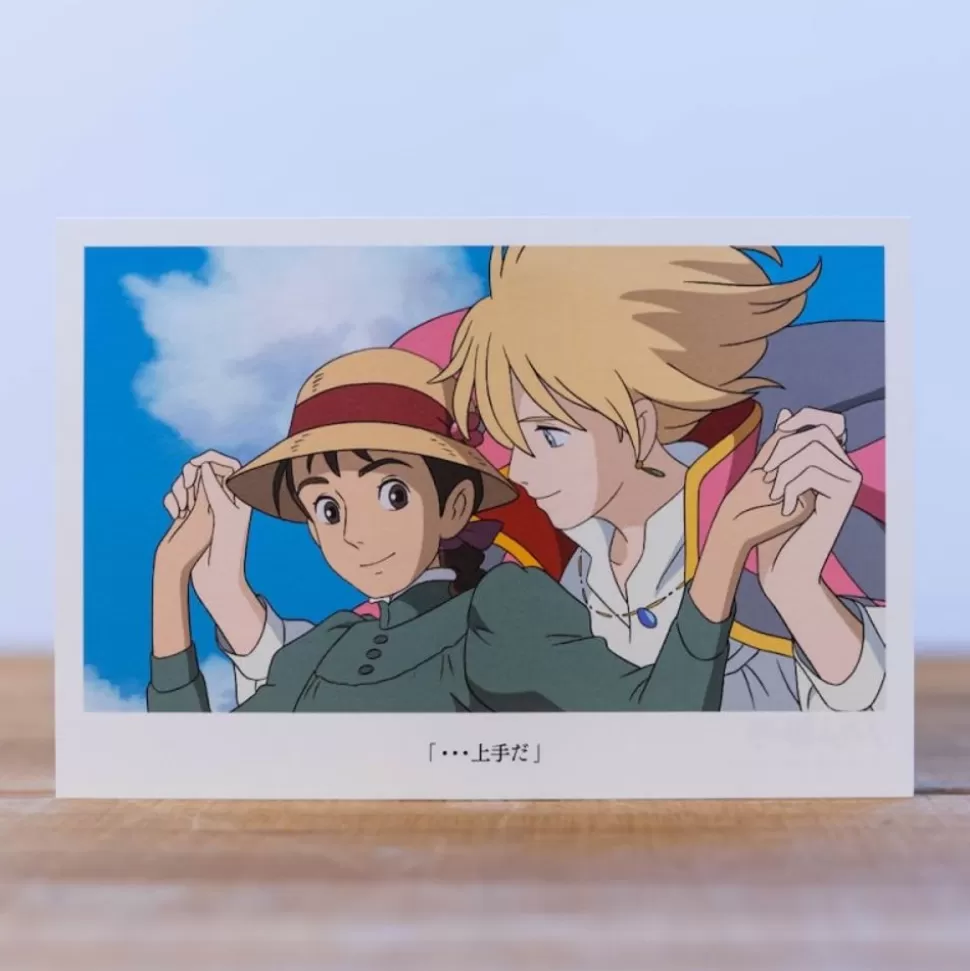 Maison Ghibli Postcard Howl & Sophie - Howl'S Moving Castle- Postcards And Letter Papers