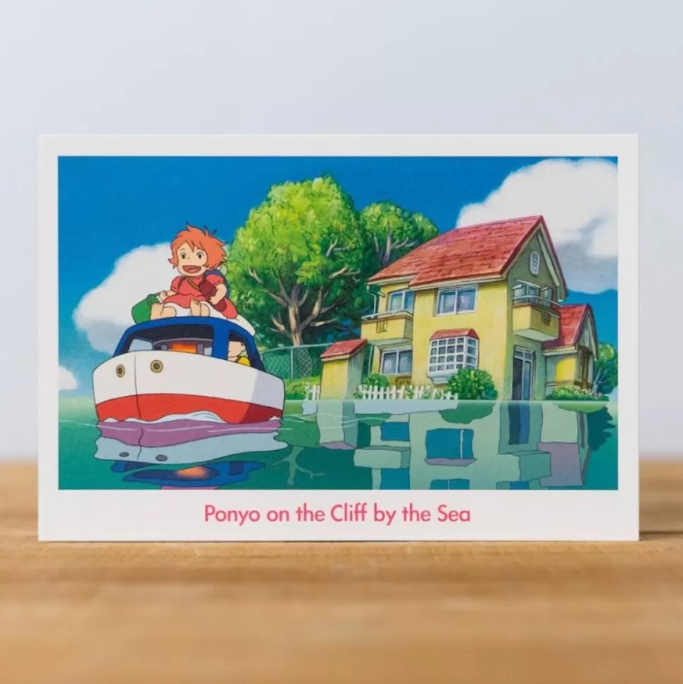 Maison Ghibli Postcard Ponyo - Ponyo On The Cliff- Postcards And Letter Papers