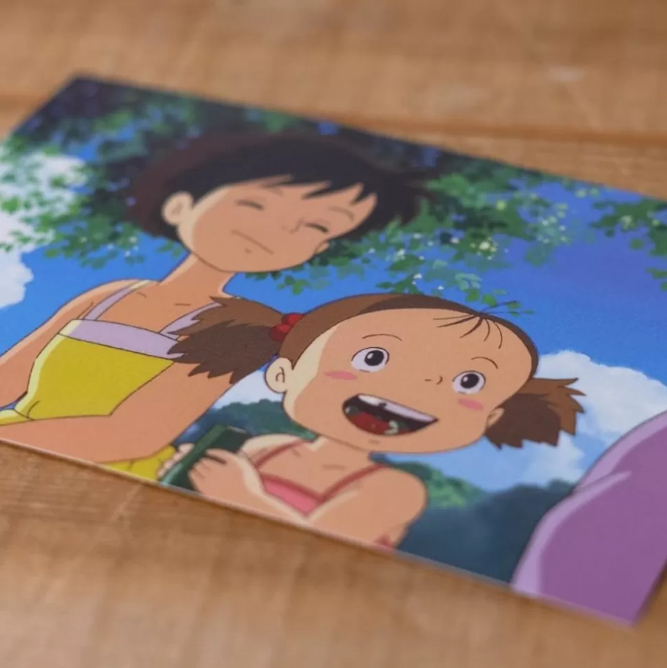 Maison Ghibli Postcard Satsuki & Mei Snack - My Neighbor Totoro- Postcards And Letter Papers