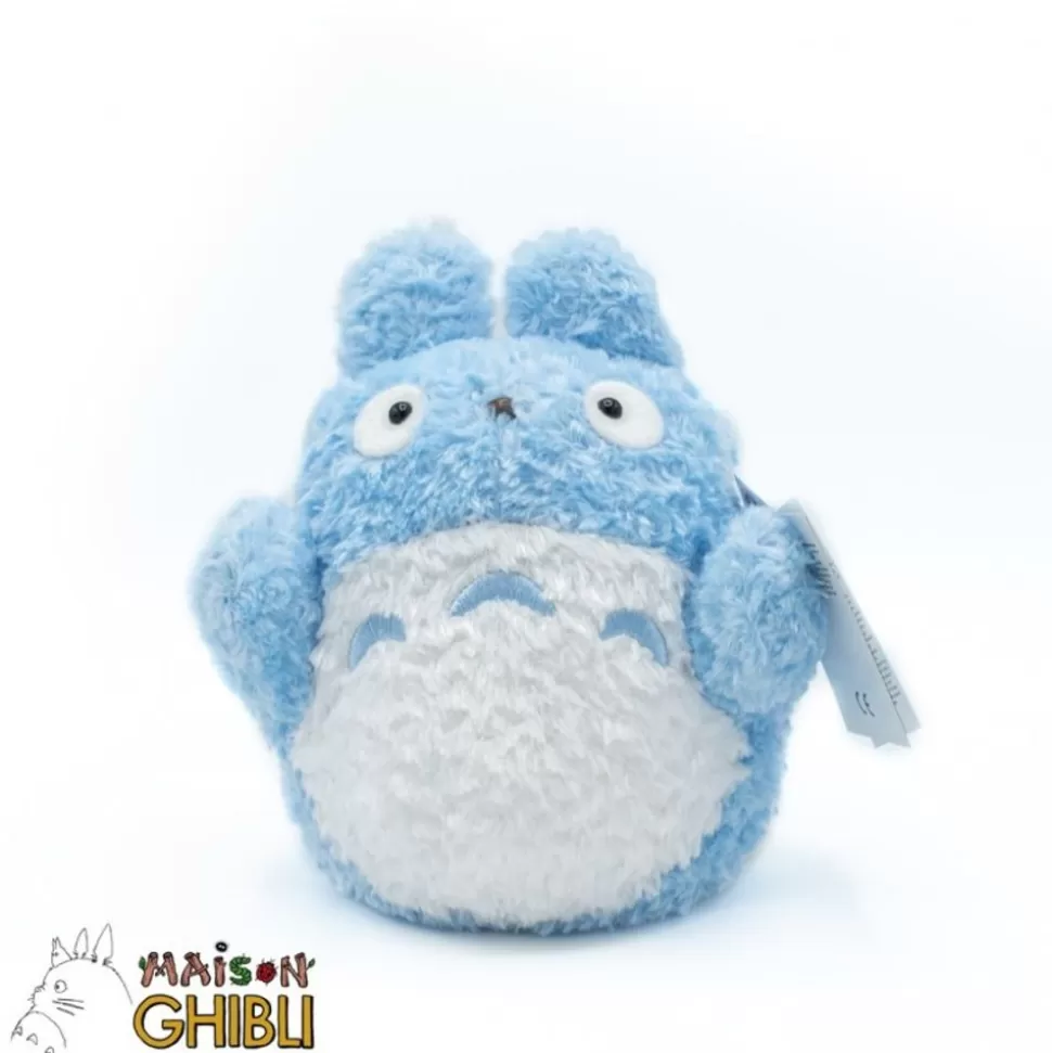 Maison Ghibli Puppet Plush Blue Totoro - My Neighbor Totoro- Fluffy Plush