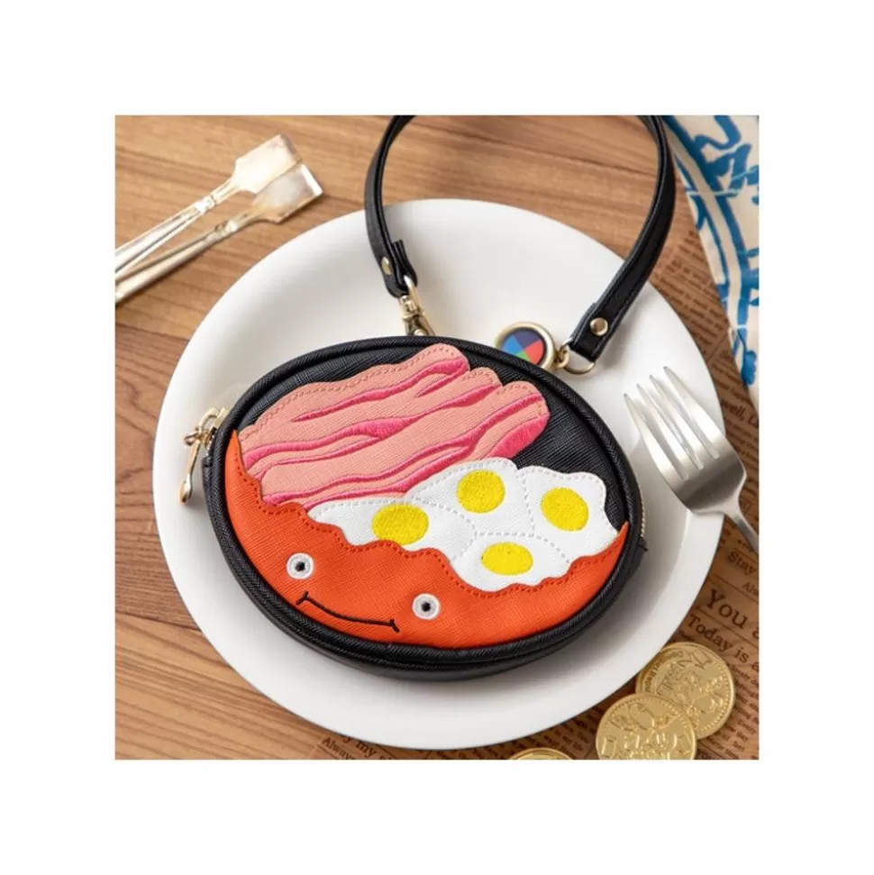 Maison Ghibli Purse Calcifer & Bacon And Egg - Howl'S Moving Castle- Accessories